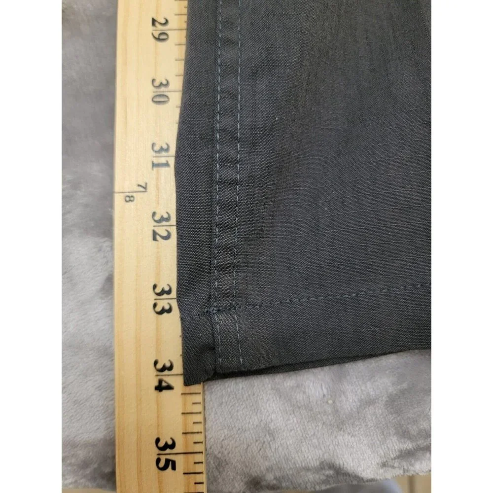 Cintas Mens‎ Work Pants 31x34 Dark Gray Ripstop Reflective High Visibility